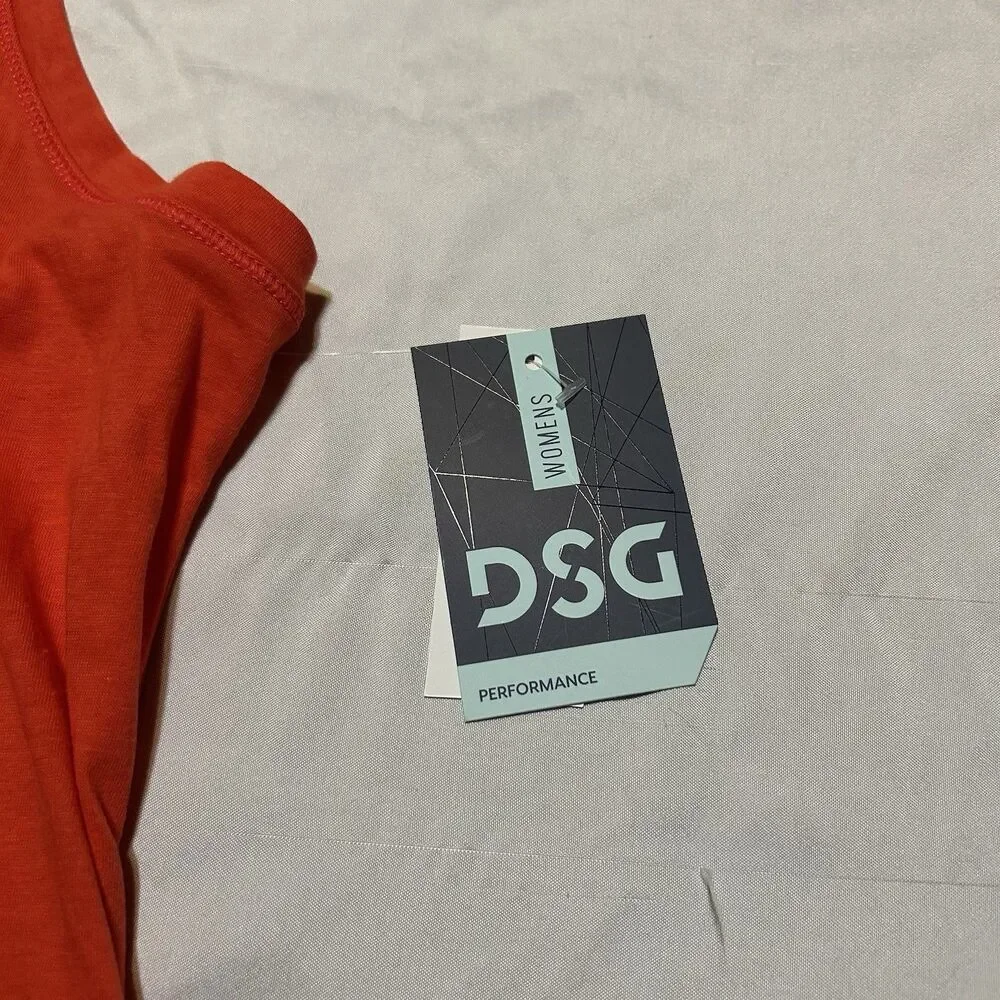 DSG Athletic Tank Top Women's Size L Red NWT